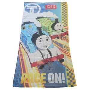 Thomas & Friends Day Out With Thomas Race On Beach Towel Thomas Percy 28x51